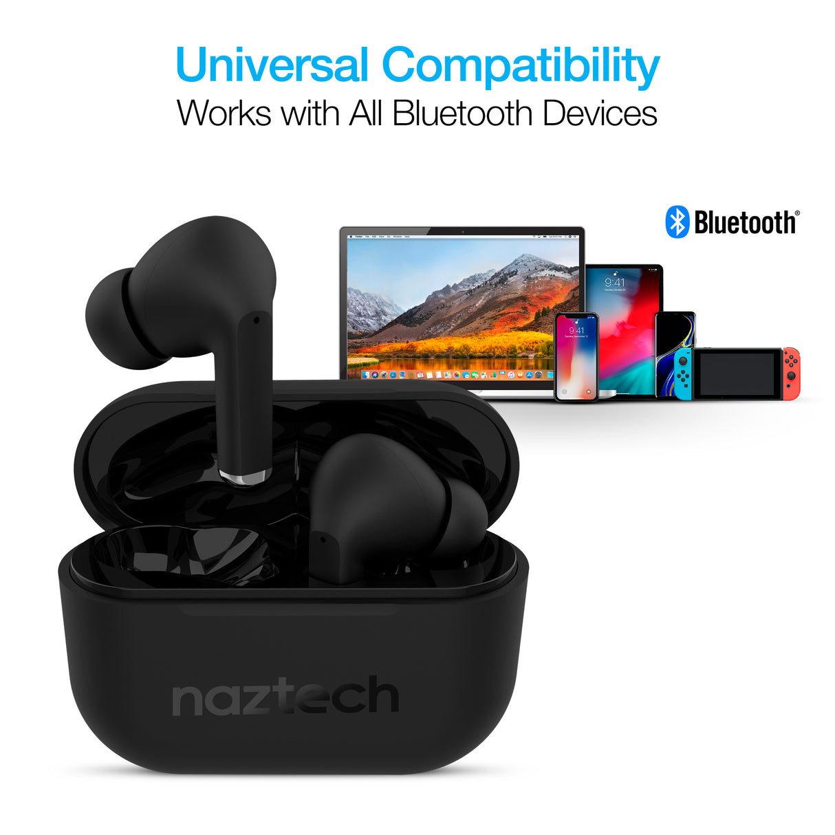 #Naztech Xpods Pro TWS høretelefoner - sort
