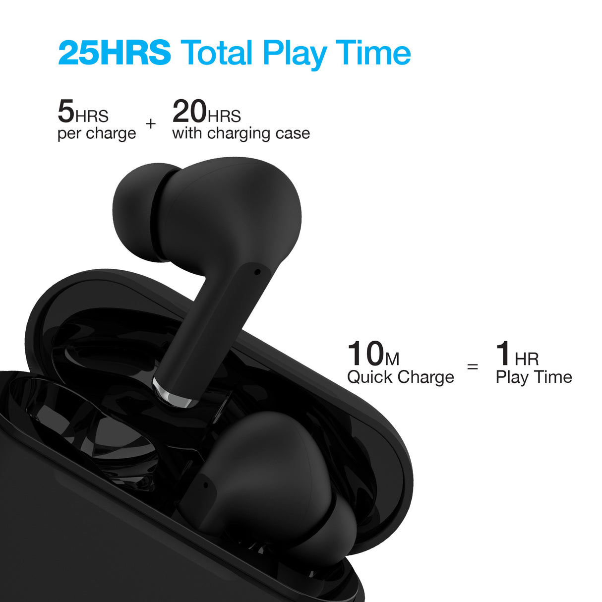 #Naztech Xpods Pro TWS høretelefoner - sort