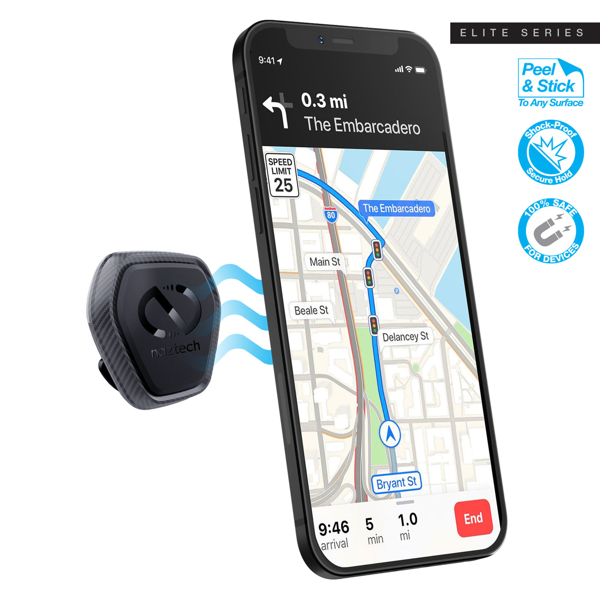 #Naztech MagBuddy Elite Anywhere mobilholder