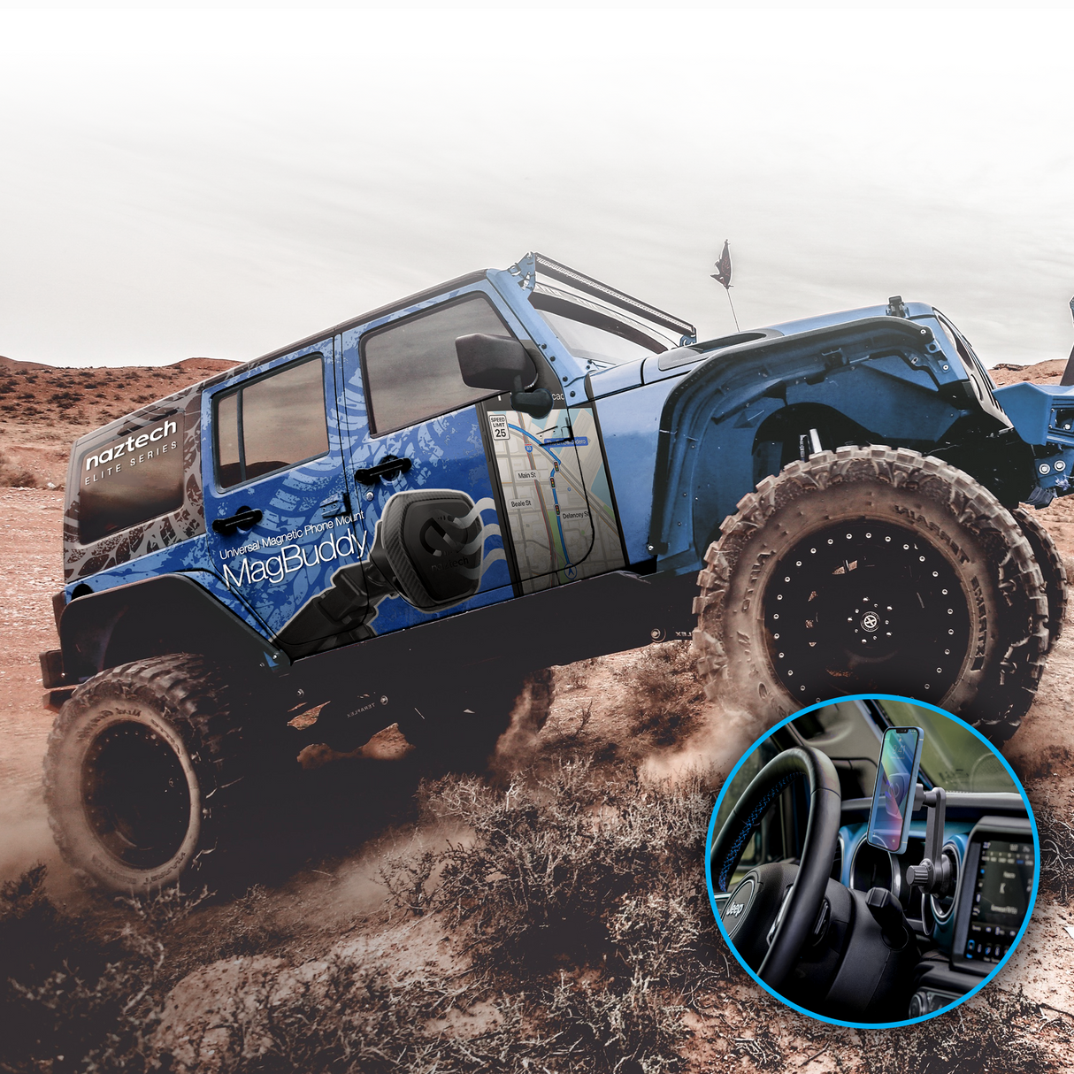 #Naztech MagBuddy Elite frontrude mobilholder