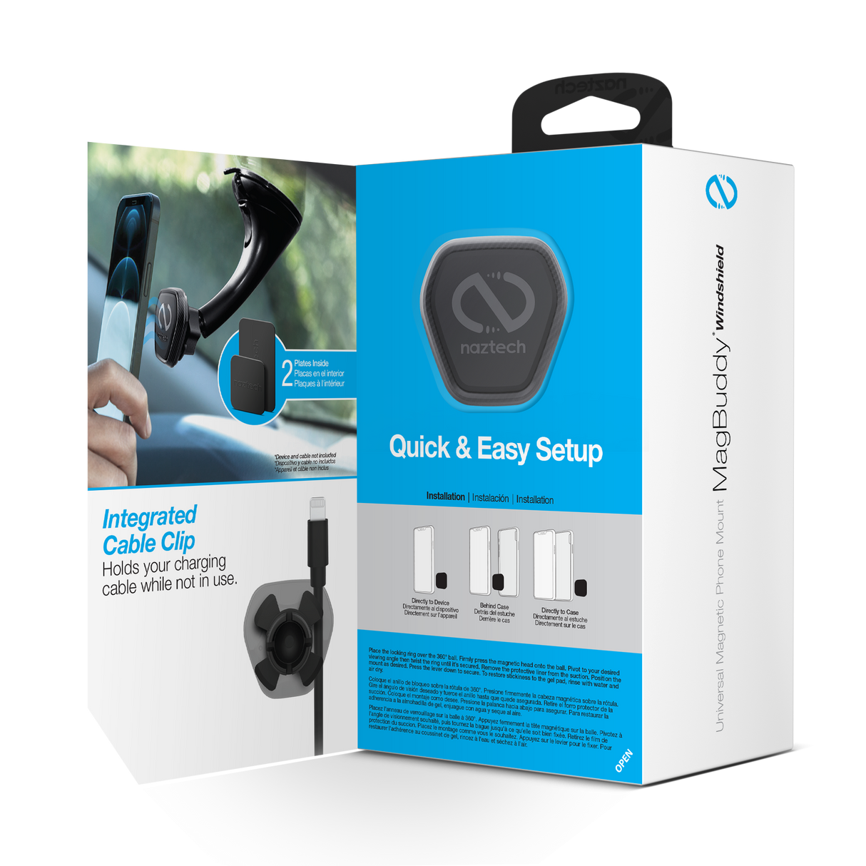 #Naztech MagBuddy Elite frontrude mobilholder