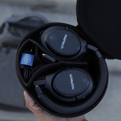 #Naztech ANC høretelefoner sort