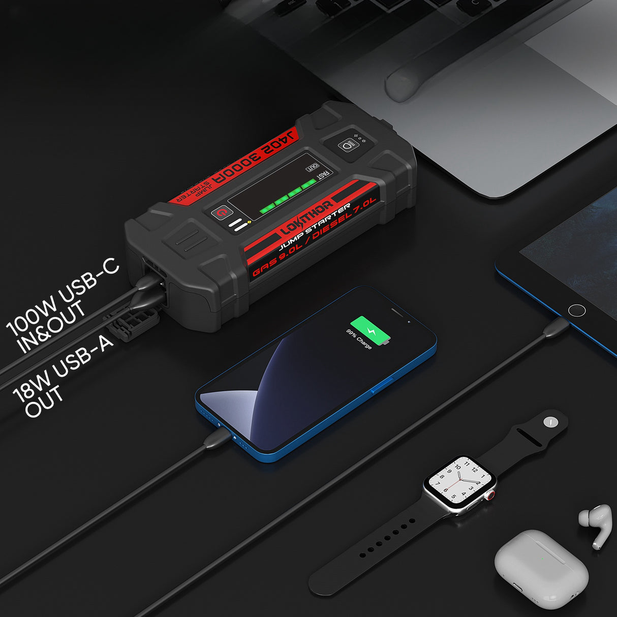 LOKITHOR Booster/Powerbank PRO 3500A 12V