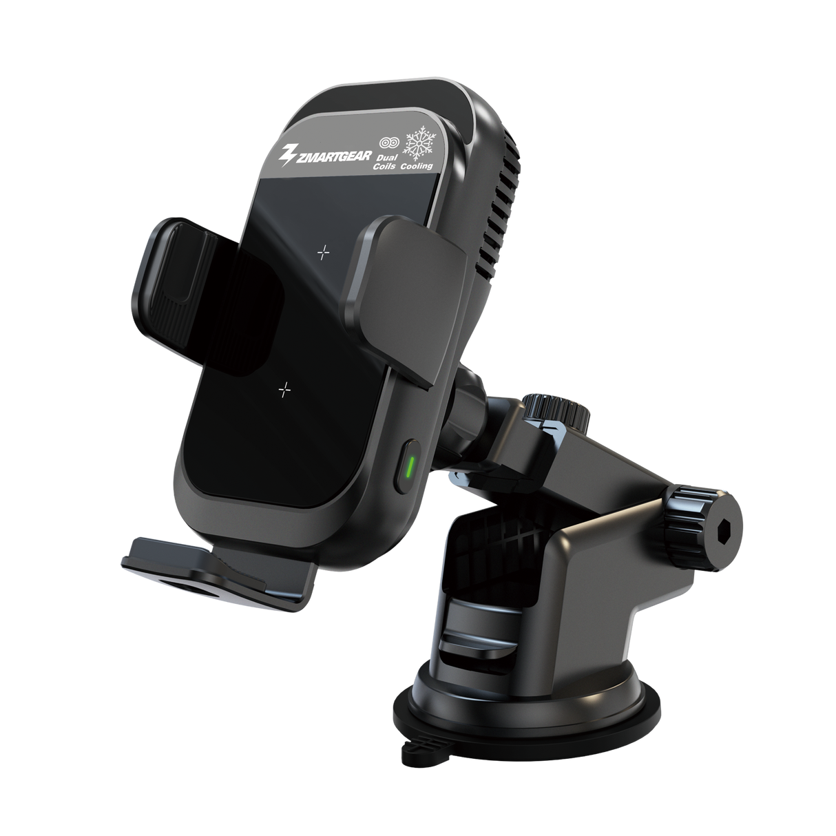 #Zmartgear mobilholder m. trådløs opladning og køling