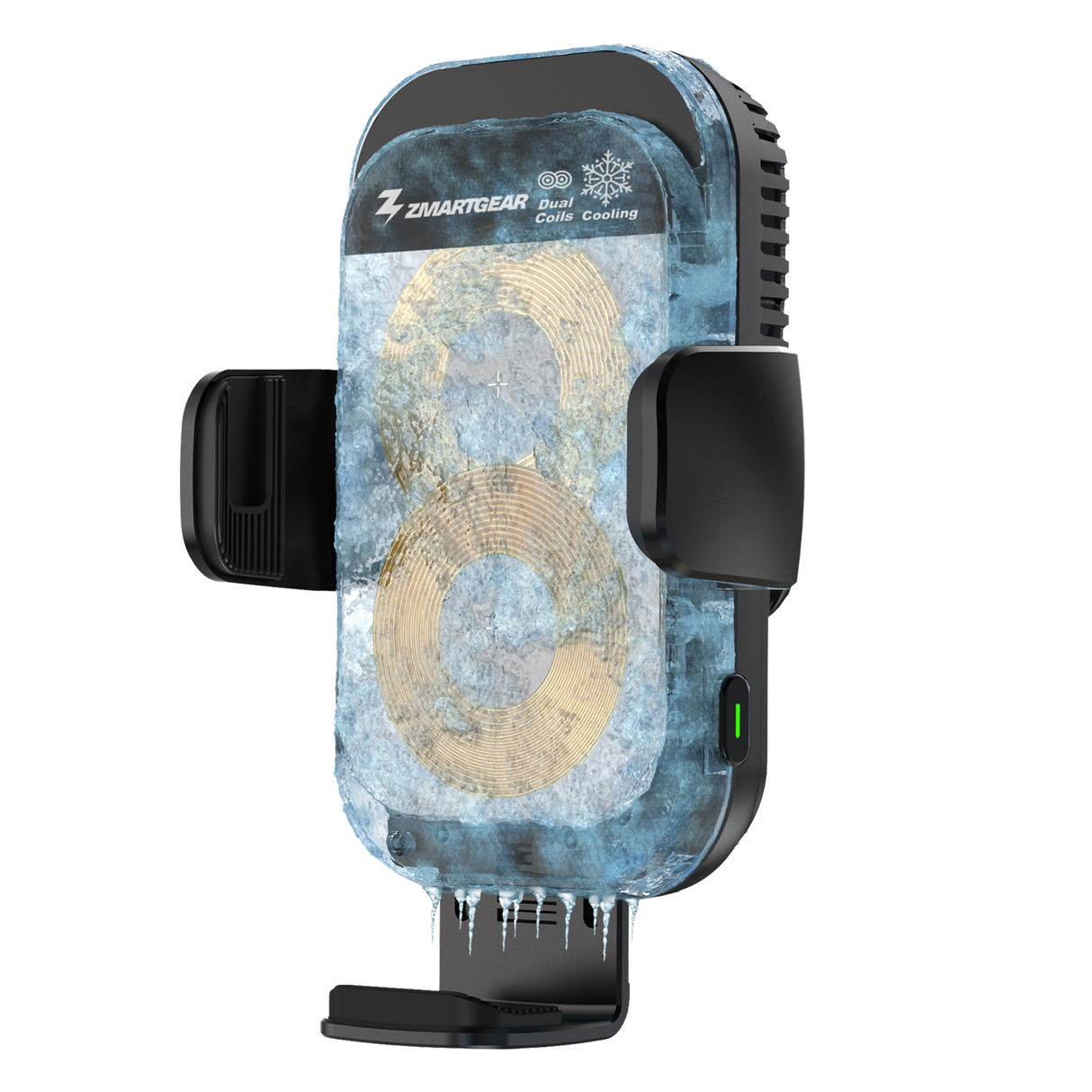 #Zmartgear mobilholder m. trådløs opladning og køling