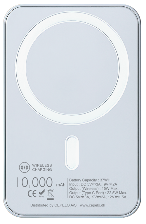 Zmartgear trådløs Powerbank 10.000mah