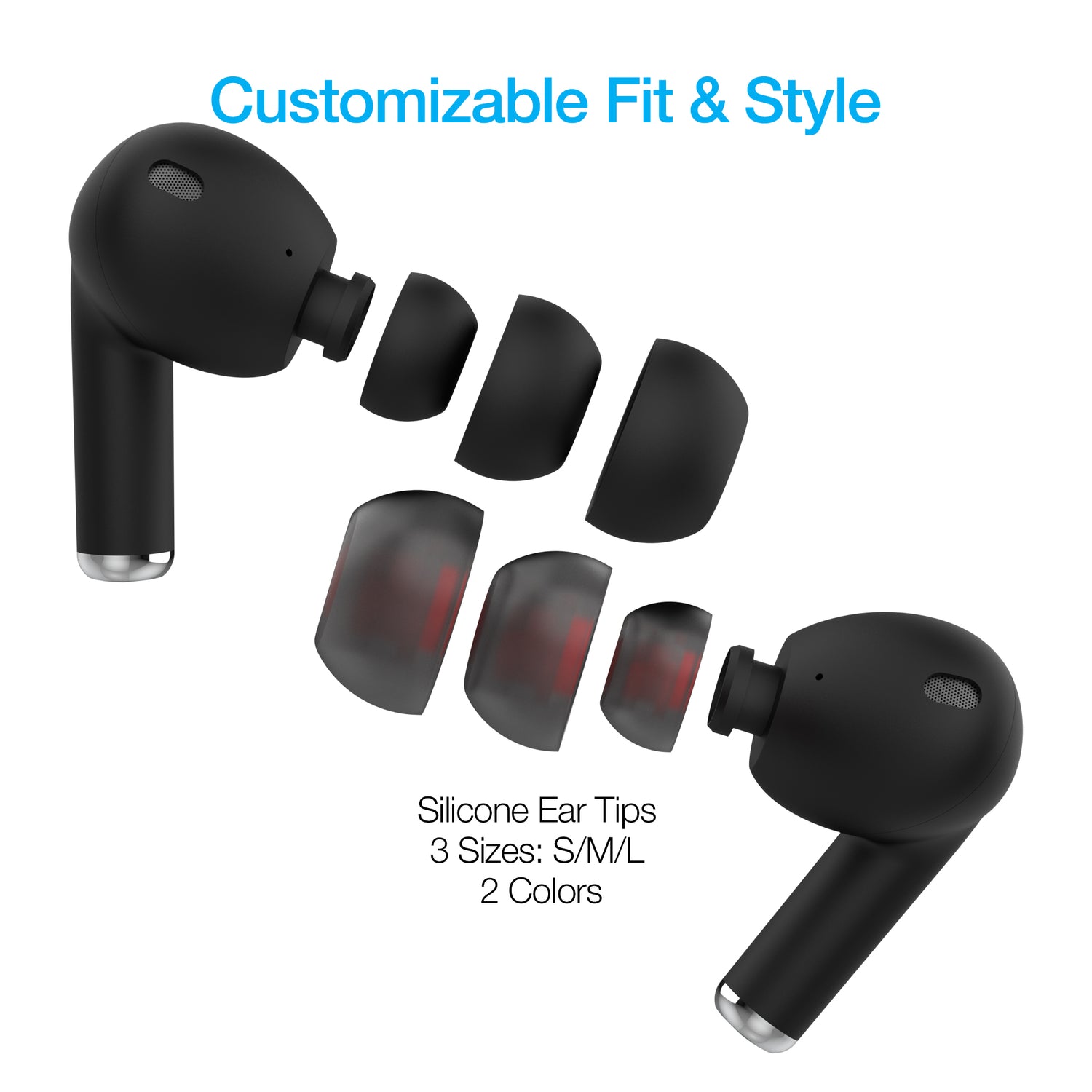 #Naztech Xpods Pro TWS høretelefoner - sort