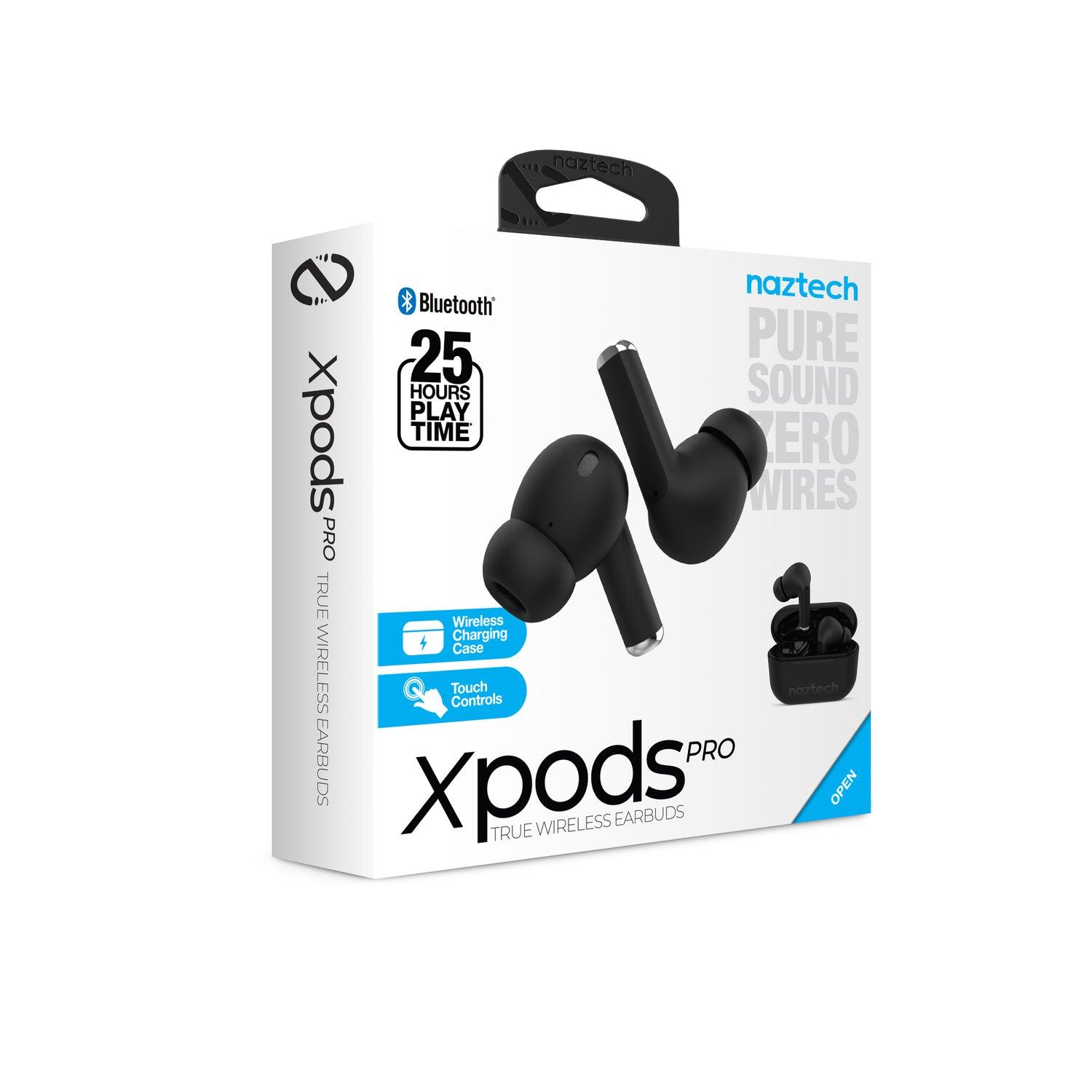 #Naztech Xpods Pro TWS høretelefoner - sort