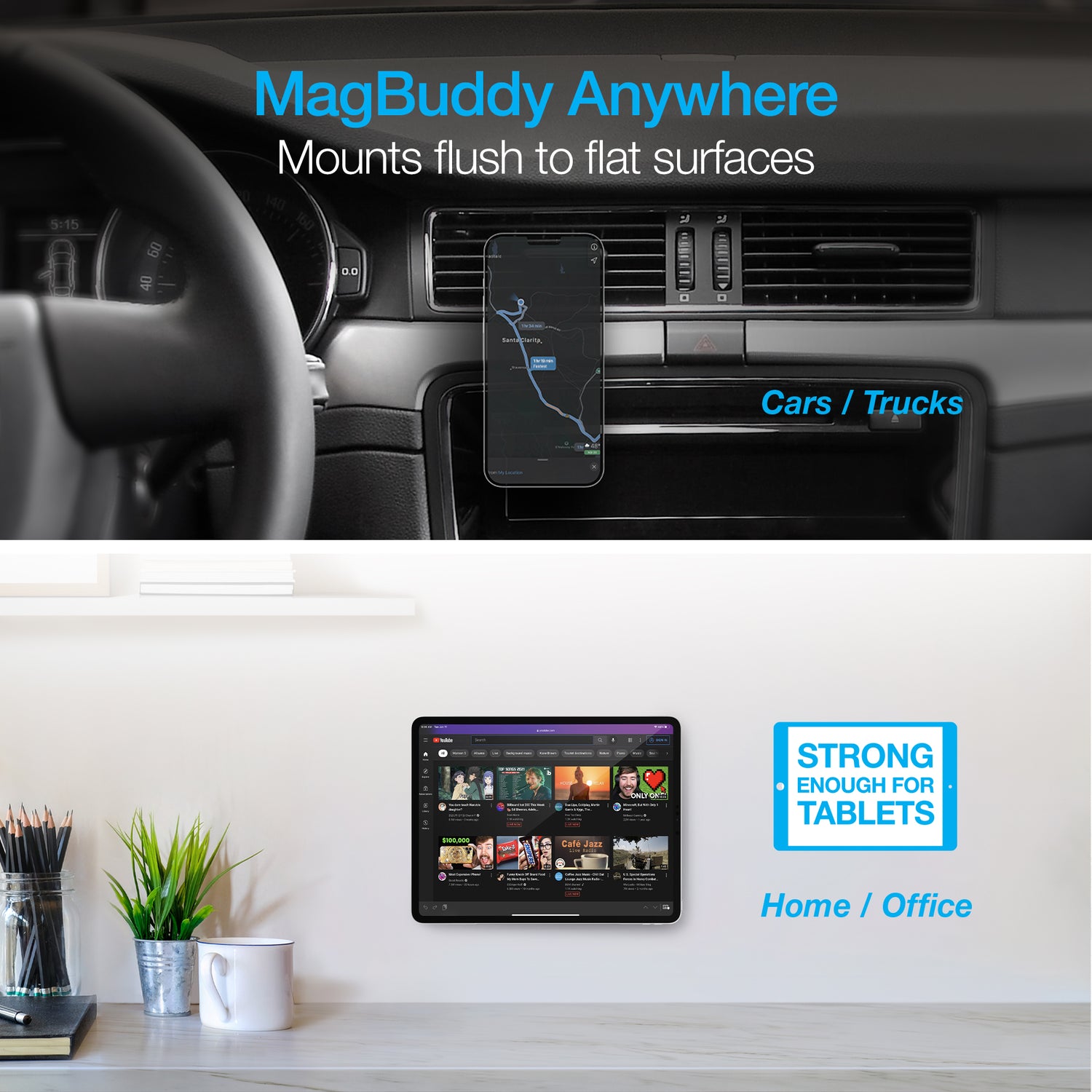 #Naztech MagBuddy Elite Anywhere mobilholder