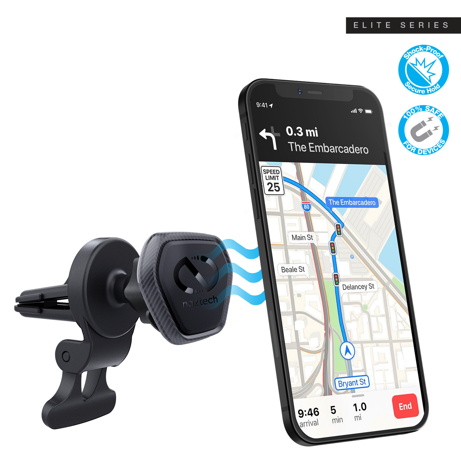 #Naztech MagBuddy Elite ventilation mobilholder