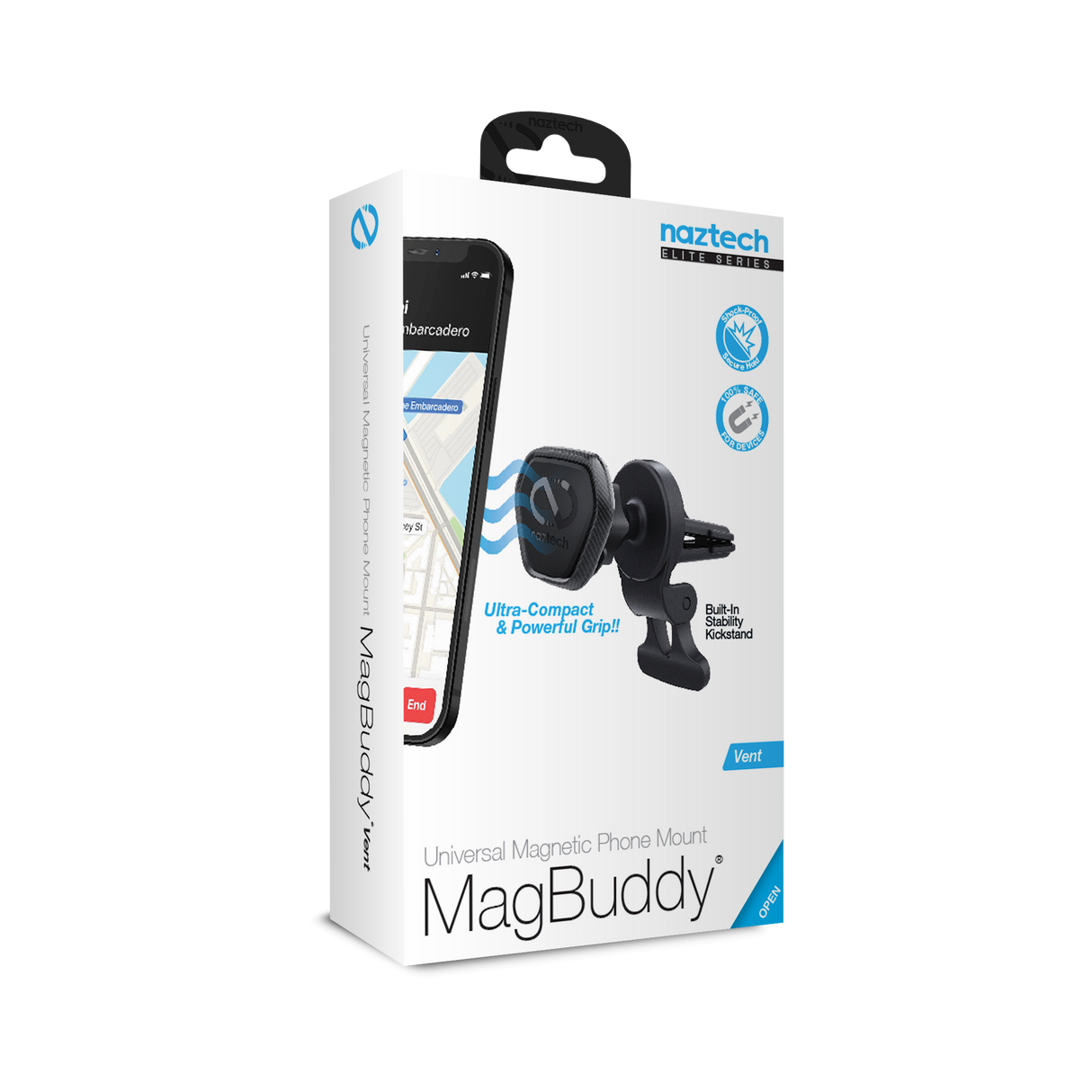Naztech MagBuddy Elite ventilation mobilholder