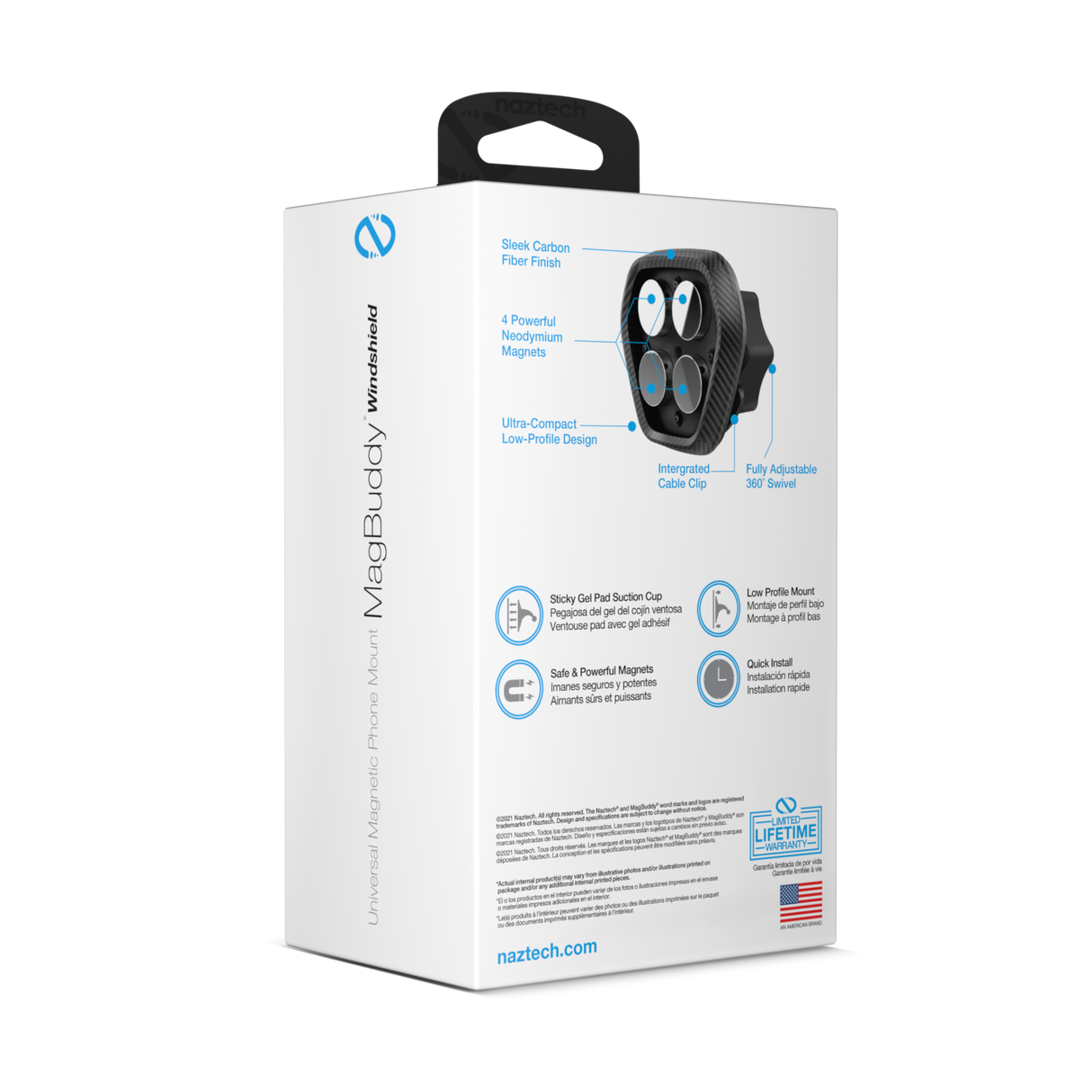Naztech MagBuddy Elite frontrude mobilholder