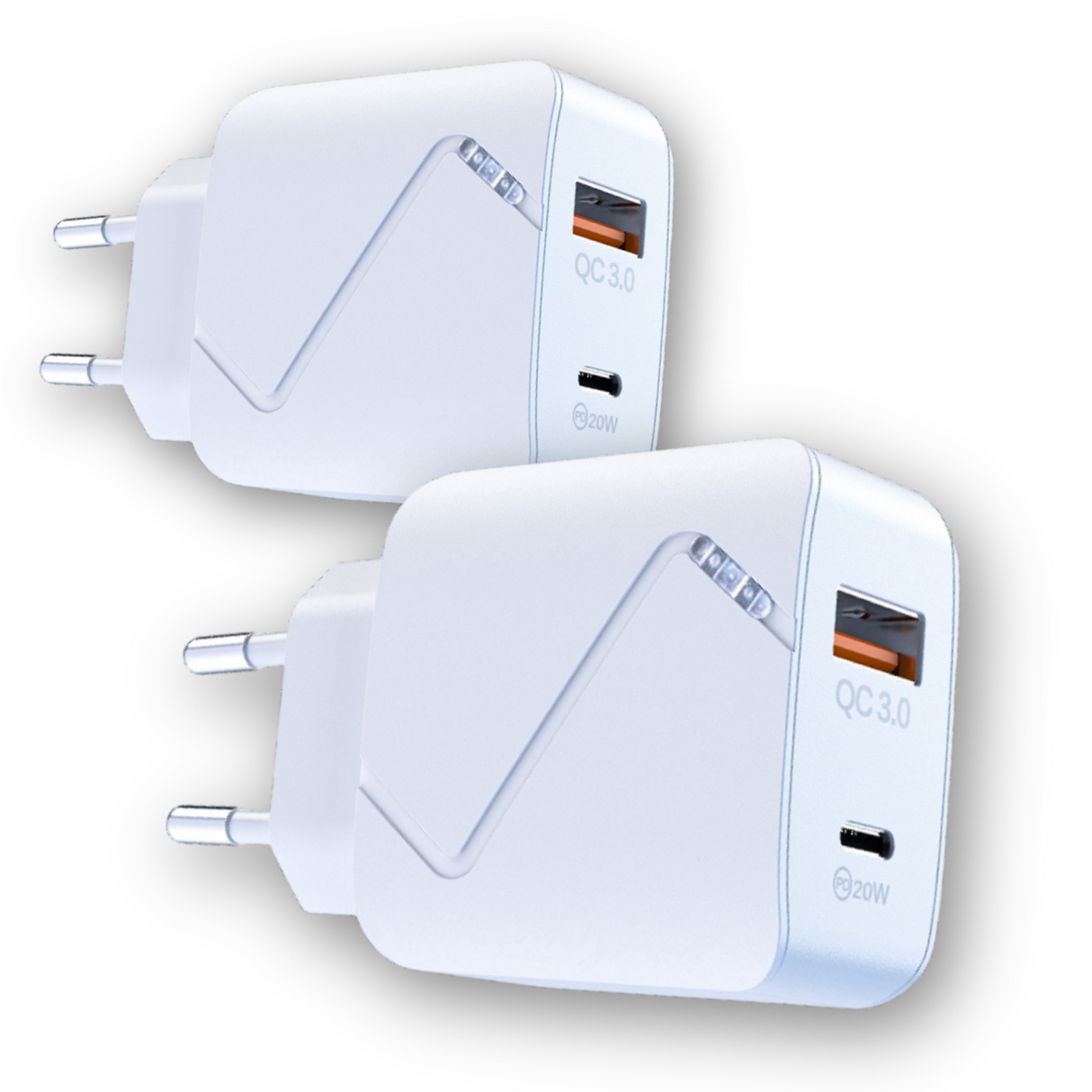 Zmartgear 220V lader USB-A + USB-C