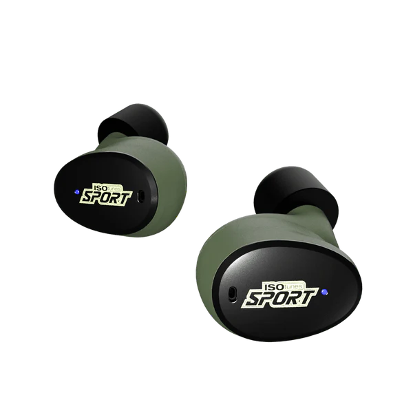 ISOtunes FREE Sport Caliber - Army Green EN352